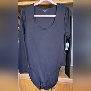 Old Navy Women's Long Sleeve Bodysuit - Black
